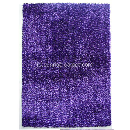 100% ruang Polyester dicelup benang shaggy rug